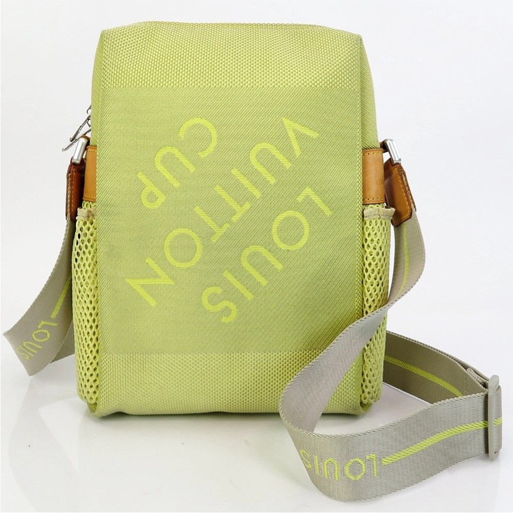 Louis Vuitton Lime Green Messenger Bag - Picture 2 of 16